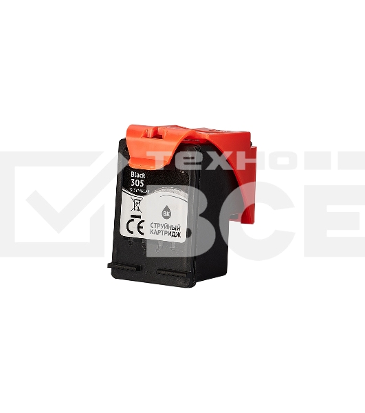 Картридж струйный Sakura 3YM61AE (№305 Black) для HP, черный, 10,6 мл., 240 к.