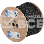 Кабель сетевой Ningbo UTP 4 пары cat5E solid 0.5мм Cu molded 305м серый outdoor стальной трос, фото 1