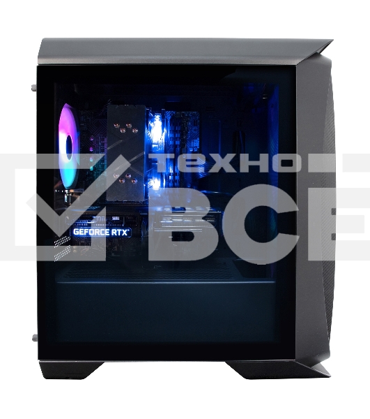 Компьютер IRU Game 510B6GMA MT i5 12400F (2.5) 16Gb SSD1Tb GTX1650 4Gb Free DOS GbitEth 500W черный (1874371)