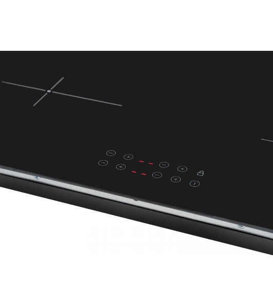 Индукционная варочная панель стеклокерамическая, Ширина: 60 см;Стекло: ILVA; 4 конфорки индукционного нагрева: 2 х диаметром?,160 мм; 1400 Вт; 2 х диаметром?,180 мм; 1800 Вт; Сенсорное управление(touch); 9 уровней мощности; Таймер(отсчет времени/выбор конфорки); Звуковой сигнал; Безопасное автоотключение; Блокировка от детей/Блокировка панели управления; Индикатор остаточного тепла; Цвет: черный/ без рамки; Размер(ШхГхВ): 590x520x60 мм