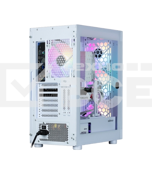 Компьютерный корпус ZALMAN i4 TG, ATX, WHITE, FRONT MESH, WINDOW, 4x3.5