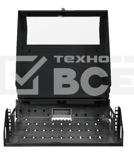 Шкаф коммутационный NTSS (NTSS-SOHO5U-BL) настенный 5U 520x140мм пер.дв.стекл несъемн.бок.пан. 80кг черный
