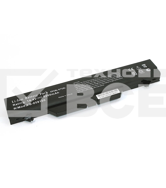 Аккумуляторная батарея для ноутбука HP Compaq 4510s 4710s (HSTNN-IB89) 14.4V 5200mAh OEM черная