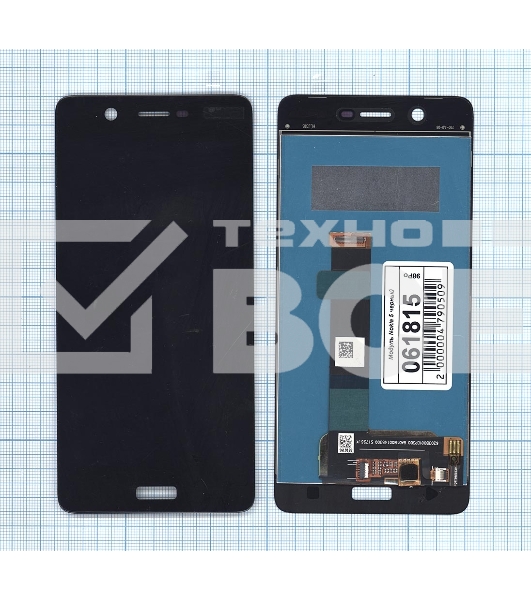 Дисплей для Nokia 5 черный