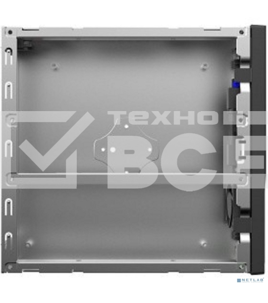 Компьютерный корпус с внешним блоком питания 120Вт. Сase Foxline mITX 120W ext., DC-converter, 2xUSB3.0, 1x40mmFan, Black, VESA, powercord