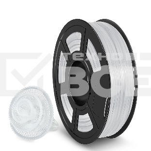Филамент NVPRINT TPU Trans. White для 3D печати диаметр 1.75мм  длина 165 метров  масса 0,5 кг