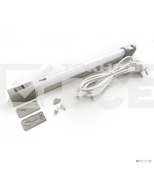Осветительная панель Hyperline TL19-LED-10W-EU 19 дюймов, LED 10W, 110/220V, 19 дюймовое крепление+ магнитное крепление, 485х31х48мм, длина кабеля 2м, евровилка