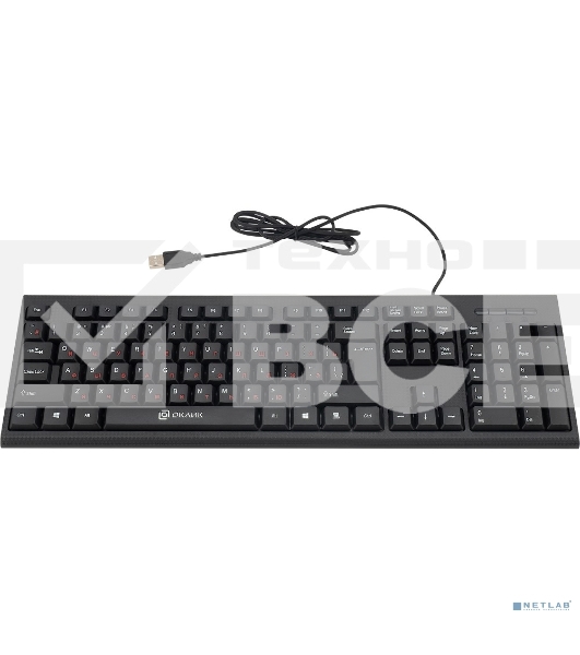 Клавиатура + мышь Oklick 630M клав:черный мышь:черный USB