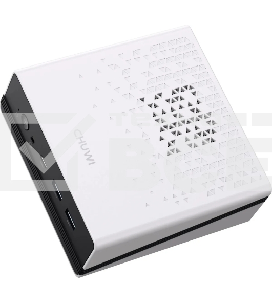 Компьютер Chuwi Ubox  AMD Ryzen 5 6600H(3.3Ghz)/16384Mb/512PCISSDGb/Int:AMD Radeon/BT/WiFi/war 1y/1.35kg/Iron Gray/Win11Home + DDR5 (SODIMM MAX 64GB)(RAM slot*2)/USB2.0*1/USB3.2G1*3/Type-C*1(DP,PD)/HDMI*1/DP*1/RJ45*2/WIFI6,BT5.
