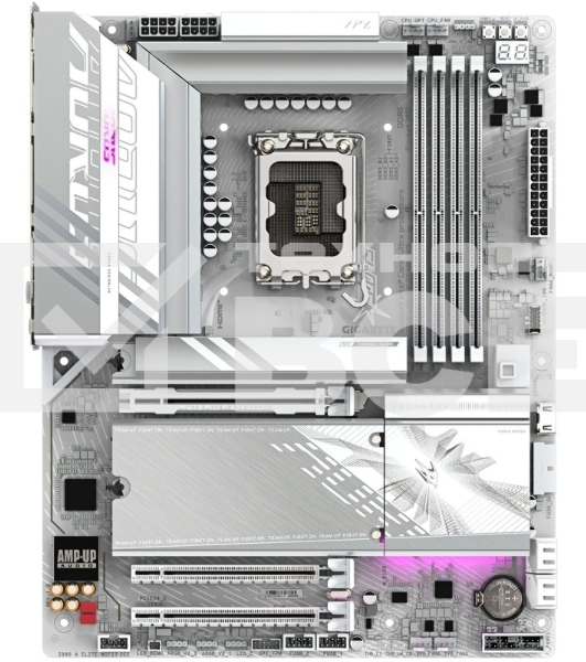 Материнская плата GIGABYTE Z890 AORUS ELITE WIFI7 ICE, LGA1851, Intel Z890, 4xDDR5, 4xSATA, 4xM.2, 1xPCIe 5.0 x16, 2xPCIe 4.0 x4, 1xDP (v1.4), 1xUSB Type-C, 1x2.5Gb LAN, Wi-Fi 7, Bluetooth 5.4, S/PDIF, 2x3.5 мм, 7.1, ATX