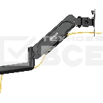 Кронштейн для мониторов ЖК Digma D-MM202D черный 17'-32' макс.9кг крепление к столешнице поворот и наклон, фото3