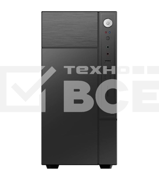 Корпус без блока питания Case Forza mATX case, black, w/o PSU, w/2xUSB3.0, no pwr cord, w/o FAN