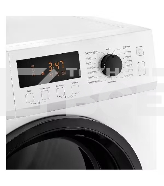 Сушильная машина MONSHER MDM 631 Blanc, High-Tech, загрузка 8 кг, 16 программ, тепловой насос, подсветка барабана, отсрочка старта, электронное управление, блокировка от детей, энергоэффективность А++, цвет белый