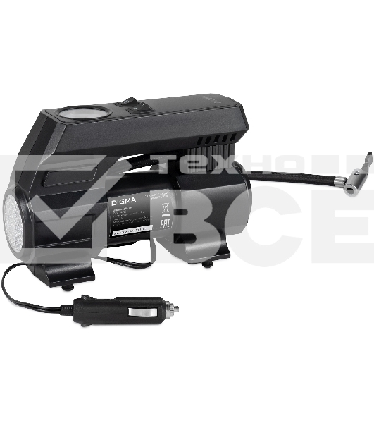 Автомобильный компрессор Digma QBK-150 шланг 0.6м