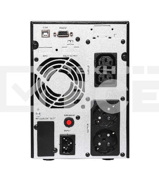 Источник бесперебойного питания Сайбер Электро ИБП ЭКСПЕРТ-II-2000 Онлайн, Напольное исполнение 2000ВА/1800Вт USB/RS-232/SNMPslot (2 EURO + 2 IEC С13) (12В/7А·ч. х 4)