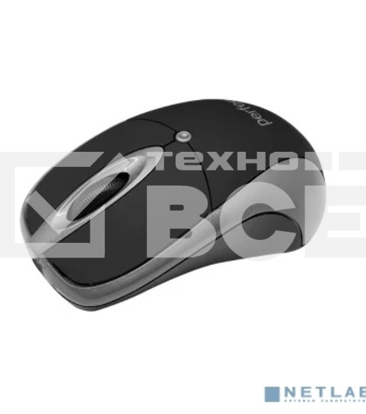 Мышь проводная Perfeo ORION черный/серый, 1000 dpi, USB, кнопки - 3