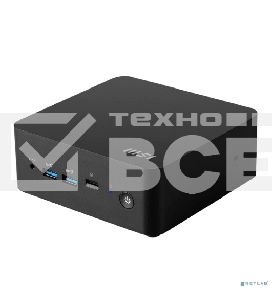 Мини ПК MSI Cubi NUC 1M-052BRU Core 5 120U (1.4) Graphics CR noOS GbitEth WiFi BT 120W черный (936-B0B111-080)