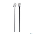 Кабель телефонный аппарат-розетка Cablexpert TC6P4C-2M-BK 2 м черный, фото3
