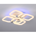 Потолочный светодиодный светильник FA3861/4+1 WH белый 70W 3000K-6400K+RGB 400*400*115 (ПДУ РАДИО 2.4G), фото4