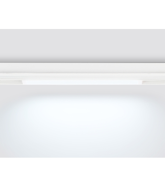 Управляемый светодиодный светильник для шинопровода Magnetic Ambrella light GL1271 WH белый IP20 15W 3000K-6400K 220V 120° 342*25*42 (Без ПДУ)