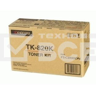 Картридж лазерный Kyocera-Mita TK-820K черный для FS-C8100DN 15000стр.