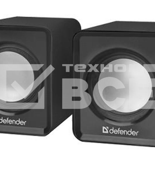 Акустическая 2.0 система Defender #1 SPK 22 черный, 5 Вт, питание от USB