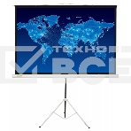 Экран Cactus 150x150см Triscreen CS-PST-150x150 1:1 напольный рулонный белый, фото2