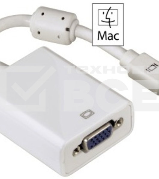 Кабель Адаптер mini DisplayPort - VGA, Hama H-53247