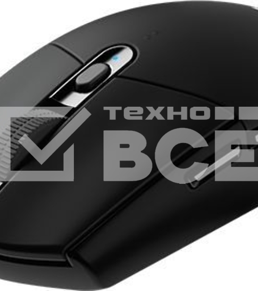 Мышь беспроводная Logitech G305 Lightspeed черный, 12000 dpi, радиоканал, USB, кнопки - 6