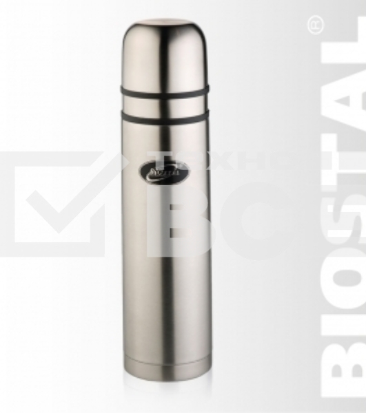 Термос с узкой горловиной BIOSTAL NB-1000 K2, 2 чашки, 1.0 л. (в уп. 12 шт)