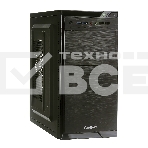Компьютерный корпус Minitower Exegate EX272748RUS QA-412U Black, mATX, <XP600, Black, 120mm>, 2*USB+2*USB3.0, Audio, фото 1