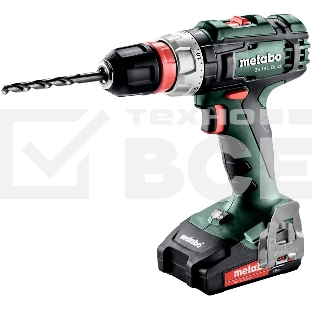 Дрель-шуруповерт Metabo BS 18 L Quick 602320500, Аккумуляторный, 18В, 2 АКБ, Кейс