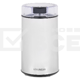 Кофемолка Hyundai HYC-G5261 200Вт сист.помол.:ротац.нож вместим.:60гр серебристый