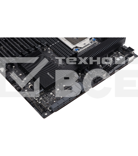 Материнская плата ASUS Pro WS WRX80E-SAGE SE WIFI, sWRX8, AMD WRX80, 8xDDR4, 8xSATA, 3xM.2, 7xPCI-E 4.0 x16, 2x 10Gb LAN, 8xUSB-A 3.2 Gen 2, 5x3.5 мм, 7.1, E-ATX