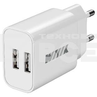 Сетевое зарядное устройство Wiiix UNN-1-2-01 2.4A+2.4A белый