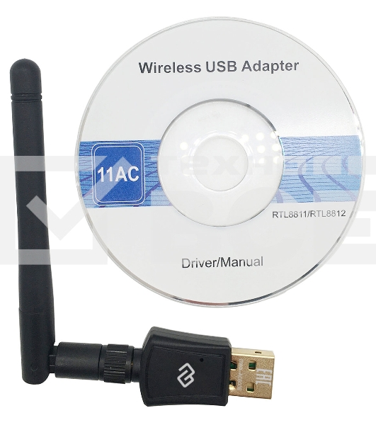 Сетевой адаптер Wi-Fi Digma DWA-AC600E AC600 USB 2.0 (ант.внеш.съем) 1ант. (упак.:1шт)
