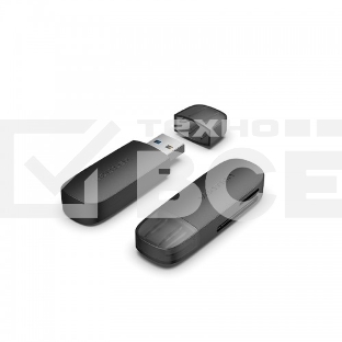 Картридер Vention USB 3.0 (SD+TF) Черный