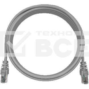 Патч-корд NTSS NTSS-PC-UTP-RJ45-6-1.0-LSZH-GY NTSS-PC-UTP-RJ45-6-1.0-LSZH UTP RJ-45 вил.-вилка RJ-45 кат.6 1м серый LSZH (уп.:1шт) 24AWG