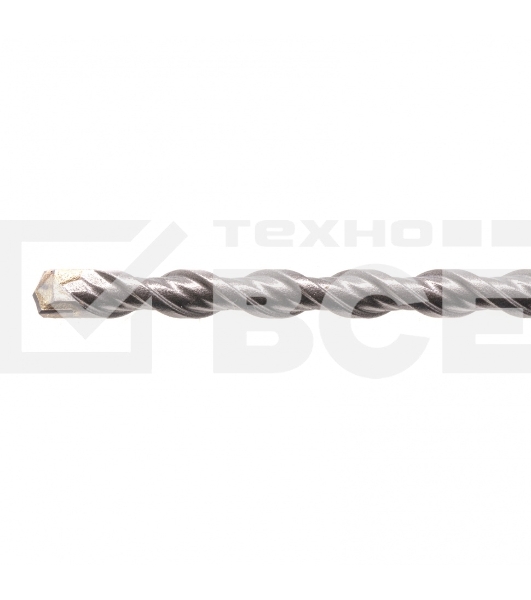 Бур по бетону, двойная спираль, Cobalt W-tip, 6x260 мм, SDS PLUS Denzel