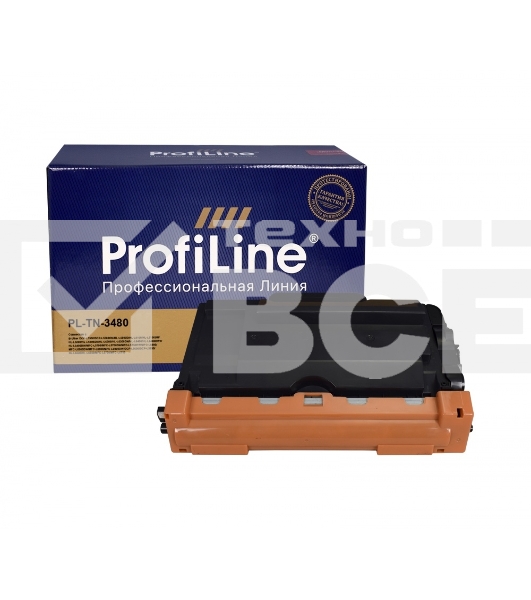Картридж PL-TN-3480 для принтеров Brother HL-L5000D/5100DN/5200DW/6300DW/6400DW/6400DWT/DCP-L5500DN/6600DW/MFC-L5700DN/5750DW/6800DW/6900DW 8000 копий ProfiLine