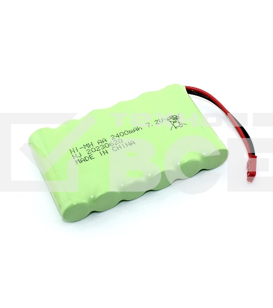 Аккумулятор Ni-Mh 6V 2400 mAh AA Flatpack разъем Tamiya