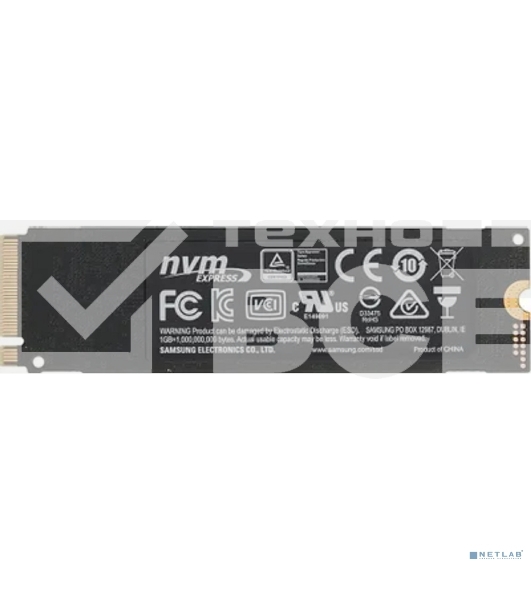 Накопитель SSD Samsung 970 EVO Plus MZ-V7S250BW, 250Gb, PCIe 3.0 x4, M.2 2280, NVMe, R/W 3500/2300