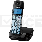 Телефон беспроводной (DECT) Panasonic KX-TGE110RUB черный АОН, фото2