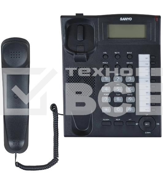 Телефон проводной SANYO RA-S517B черный