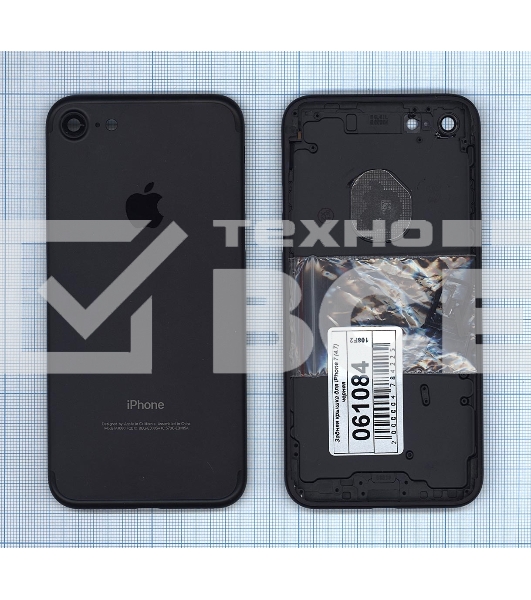 Задняя крышка для iPhone 7 (4.7) черный