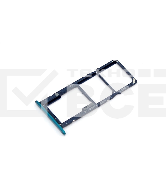 Лоток для SIM-карты Huawei Y7 2019 фиолетовый