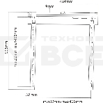Кронштейн ULTRAMOUNTS UM816F 32'-55' ЖК телевизор, фото7