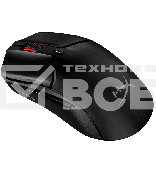 Мышь беспроводная/проводная HyperX Pulsefire Haste 2 Mini черный, 26000 dpi, радиоканал, Bluetooth, USB, кнопки - 6