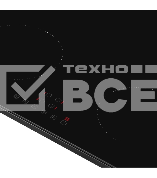 Индукционная варочная панель Maunfeld AVI594BK 7200 Вт, черный
