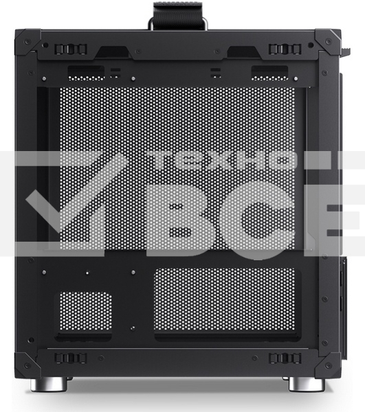 Компьютерный корпус JONSBO Computer Case C6Handle black hang-in version черный, Mini-Tower, материнская плата mATX, без БП, прозрачная боковая панель